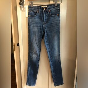 Madewell 10” high rise skinny